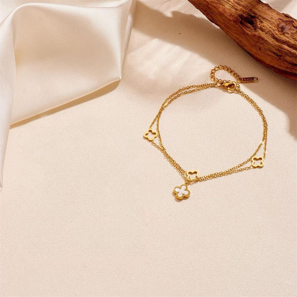 Golden Bloom Armband / Fußkette