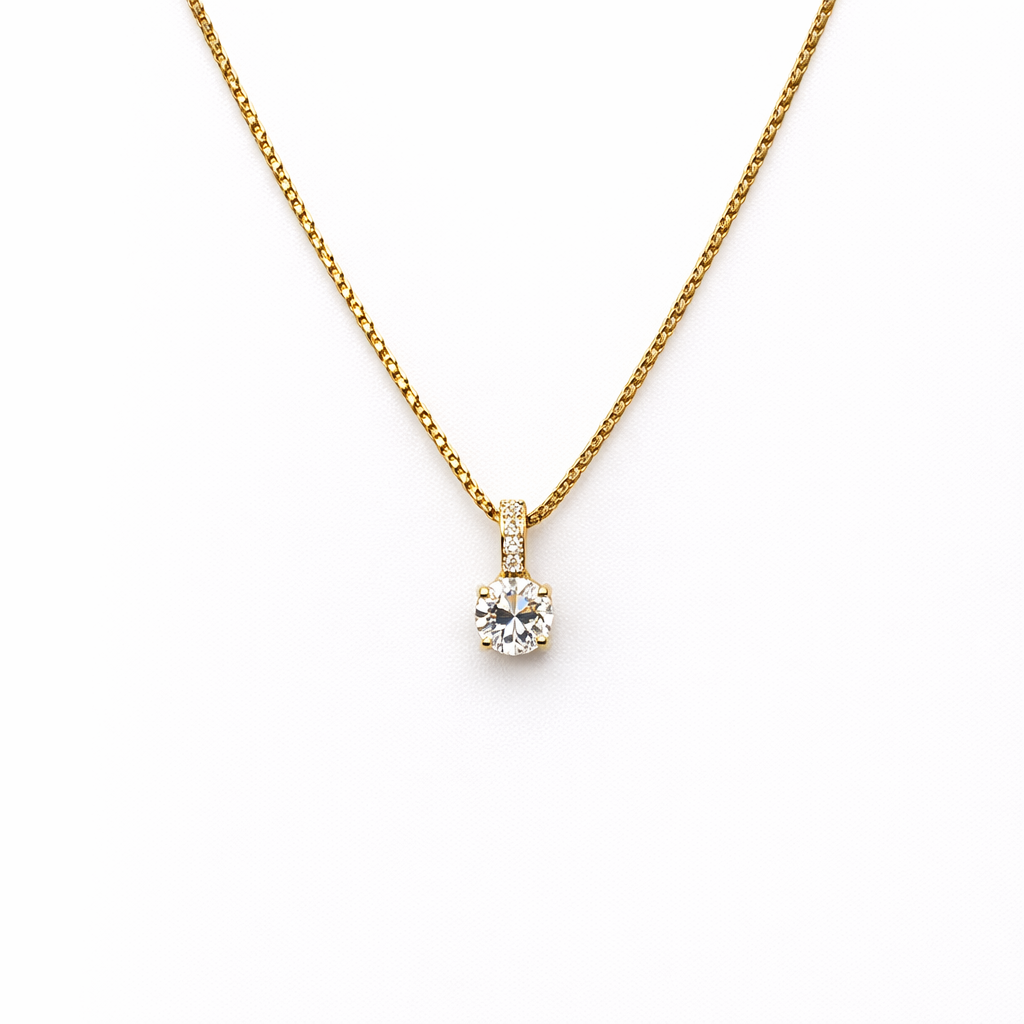 Nova Halskette Gold & Silber