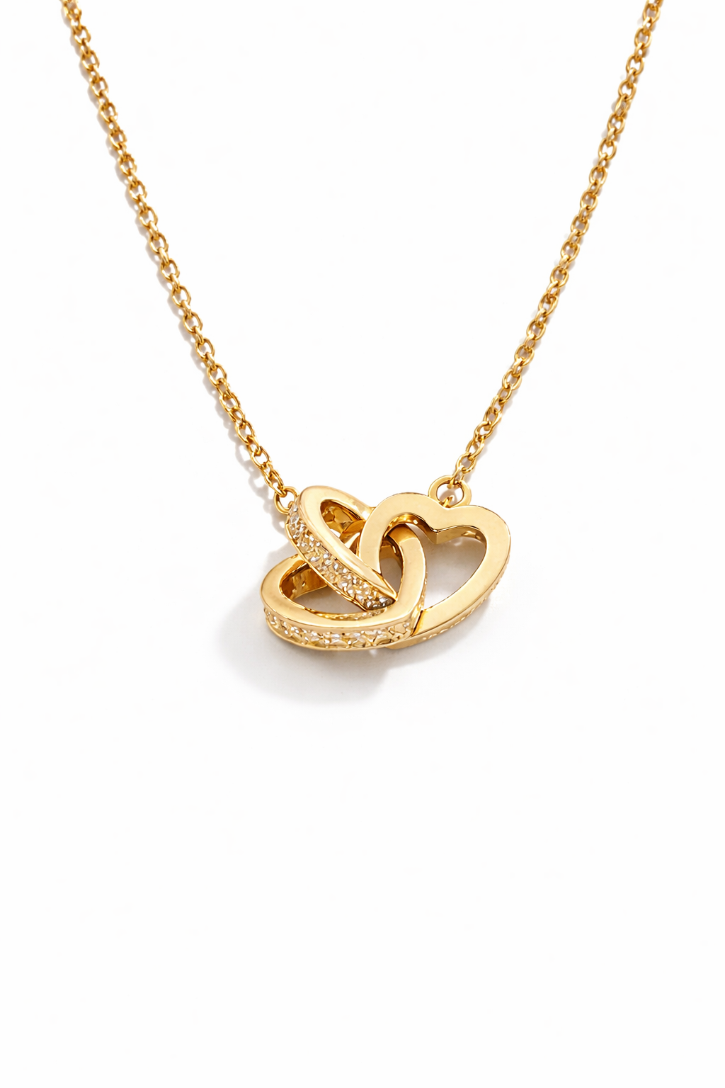 Double Heart Halskette