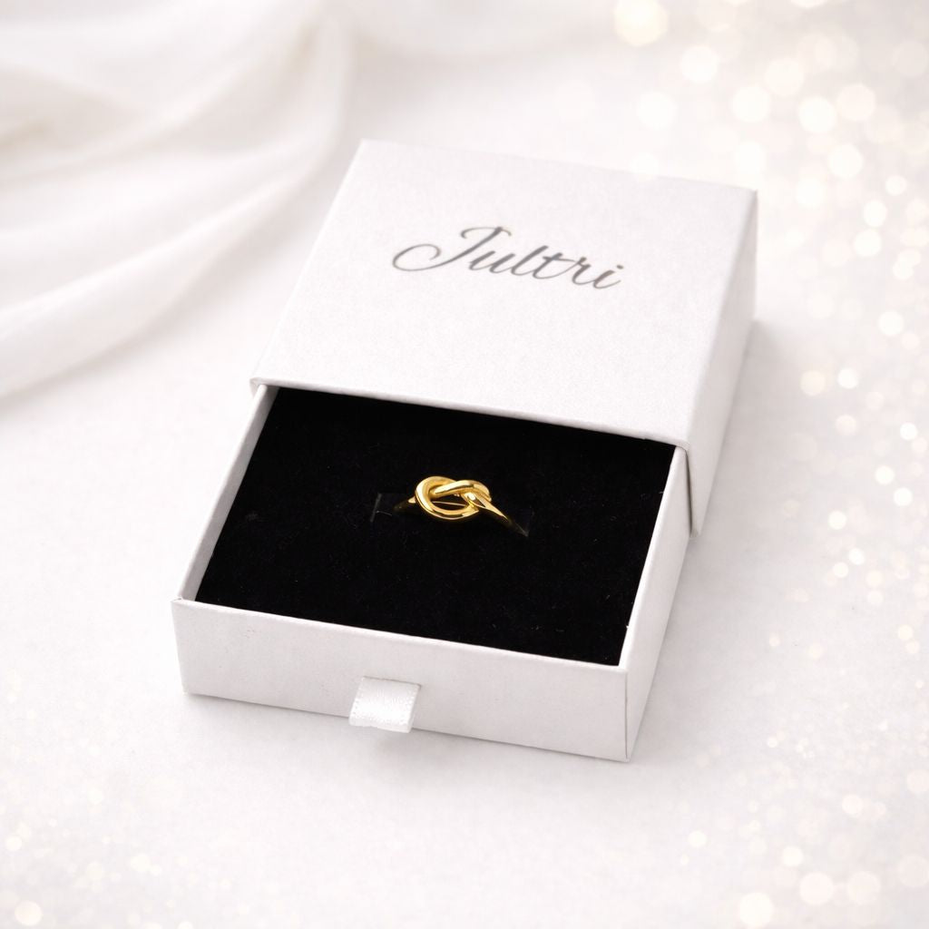 Double Knot Ring – Gold & Silver