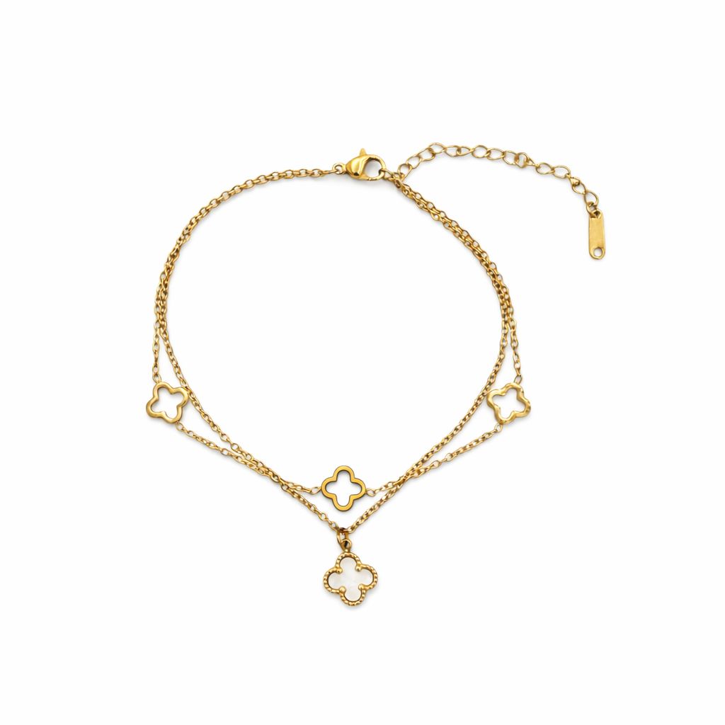 Golden Bloom Armband / Fußkette
