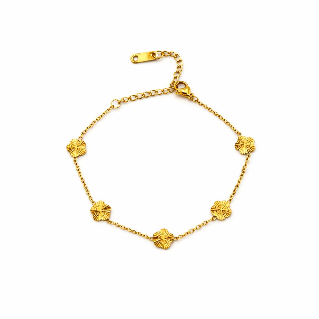 Soft Gold Flower Armband