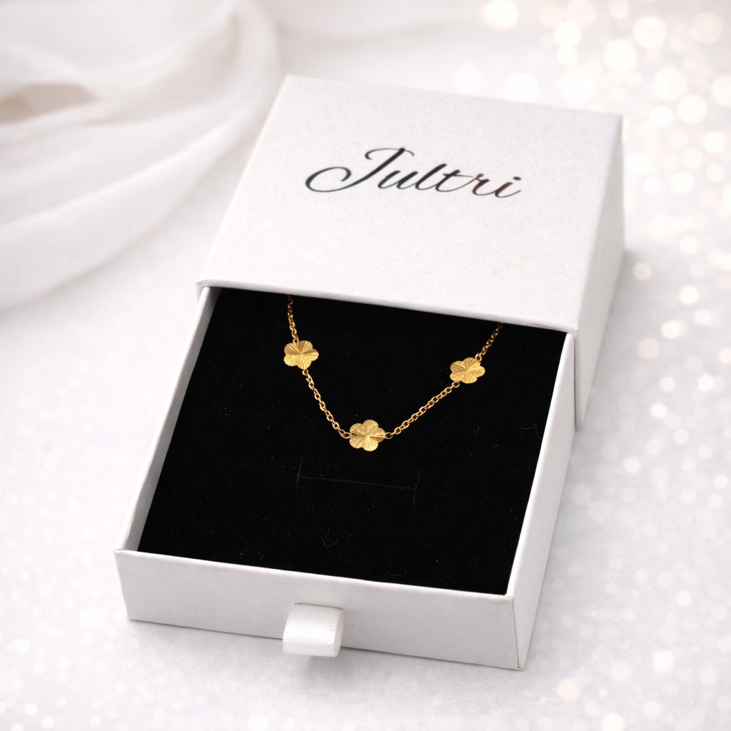 Soft Gold Flower Armband